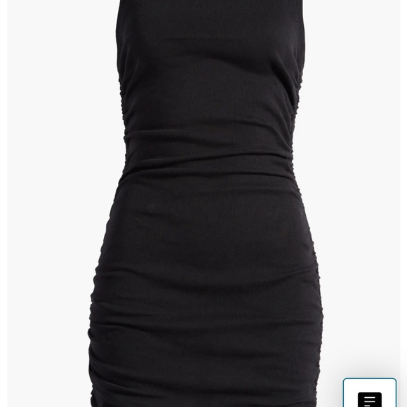 Good American Rouched Sides Cotton Tank Dress - Picture 3 of 11